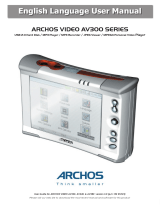 Archos AV380 User manual