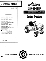 Ariens 931016 S-12 User manual