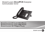 Alcatel-Lucent ENTERPRISE 4018 User manual