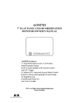 ASA Electronics AOM703 User manual