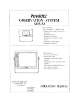 ASA Electronics Voyager AOS-33 User manual