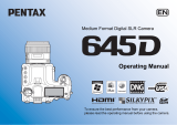 Pentax Series 645D User manual