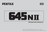 Pentax Series 645N II User manual