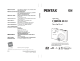 Asahi Pentax 19361 - Optio A40 Digital Camera User manual