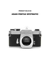 Asahi Pentax Spotmatic User manual