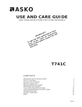 Asko T741 User manual