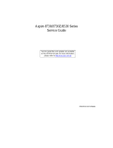 Aspire Digital 8730Z User manual