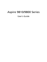 Acer Aspire 9800 User manual