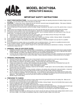 Associated Equipment BCH7109A User manual