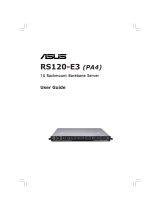 Asus RS120-E3 (PA4) User manual