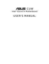 Asus 810 User manual