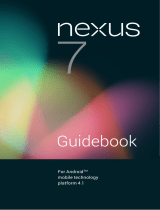 Asus Nexus 7 Android Mobile Technology Platform 4.1 User manual