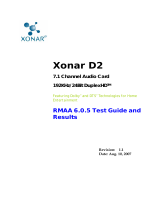 Asus Xonar D2/PM User manual