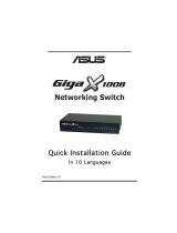 Asus GigaX1008 User manual