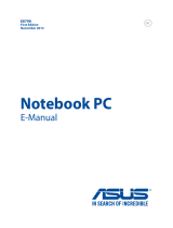 Asus - Notebooks 90NB04U7-M10110-RFBA User manual