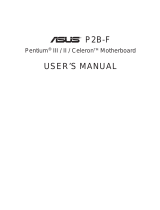 Asus PENTIUM P2B-F User manual