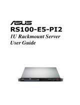 Asus RS100-E5/PI2 User manual