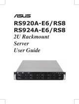 Asus RS920A-E6/RS8 E6861 User manual