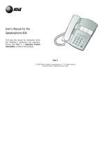 AT&T 906 User manual
