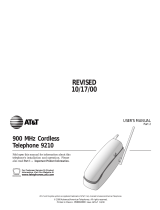 AT&T 9210 User manual