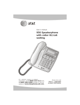 AT&T 950 User manual