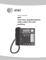 AT&T 993 User manual