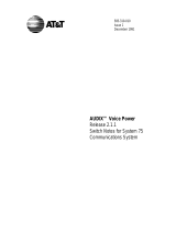 AT&T AUDIX Voice Power Release 2.1.1 User manual