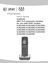 AT&T CL82100 User manual