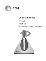 AT&T TL 7600 User manual