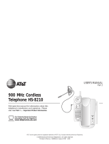 AT&T HS-8210 User manual