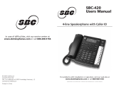 AT&T SBC-420 User manual