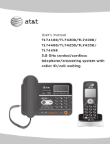 AT&T TL74308 User manual