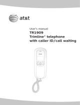 AT&T Trimline TR1909 User manual