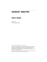 ATI Technologies RADEON 9000 PRO User manual