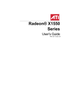 ATI Technologies RADEON X1550 SERIES User manual