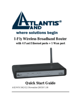 Atlantis Land I-Fly Wireless Broadband Router A02-WR-54G User manual