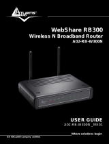 Atlantis WebShare RB300 Wireless N Broadband Router A02-RB-W300N User manual