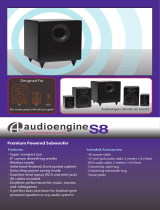 Audioengine S8 User manual