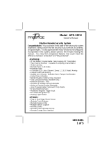 Audiovox APS-15CH User manual