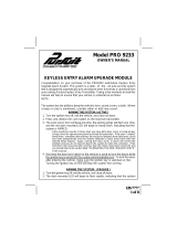 Audiovox Pursuit PRO 9232S User manual