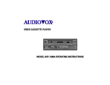 Audiovox AVP-7280A User manual