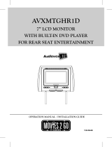 Audiovox AVXMTGHR1D Owner's manual