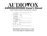 Audiovox AWM930W User manual