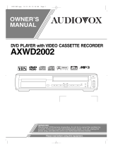 Audiovox AXWD2002 User manual