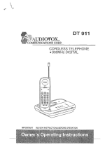 Audiovox DT 911 User manual