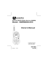 Audiovox GMRS6000-2CH User manual
