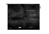 Audiovox NPSWR User manual