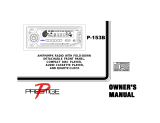 Audiovox Prestige P153B User manual
