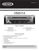 Jensen VM9114 Installation guide