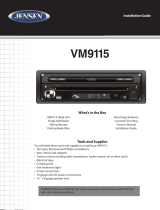 Audiovox VM9115 Installation guide